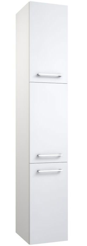 Badkamer - kolomkast Thane 08, kleur: wit glanzend - 174 x 30 x 35 cm (H x B x D)