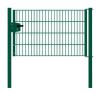 Drahtgittertor 1-flügelig, Durchgangslichte: 134 cm - Ausführung: grün beschichtet, Höhe: 83 cm