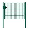 Drahtgittertor 1-flügelig, Durchgangslichte: 134 cm - Ausführung: grün beschichtet, Höhe: 103 cm