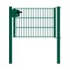 Drahtgittertor 1-flügelig, Durchgangslichte: 95 cm - Ausführung: grün beschichtet, Höhe: 63 cm