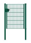 Drahtgittertor 1-flügelig, Durchgangslichte: 95 cm - Ausführung: grün beschichtet, Höhe: 123 cm