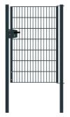 Drahtgittertor 1-flügelig, Durchgangslichte: 95 cm - Ausführung: anthrazit beschichtet, Höhe: 143 cm