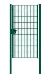 Drahtgittertor 1-flügelig, Durchgangslichte: 95 cm - Ausführung: grün beschichtet, Höhe: 183 cm