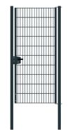 Drahtgittertor 1-flügelig, Durchgangslichte: 95 cm - Ausführung: anthrazit beschichtet, Höhe: 203 cm