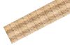 Rotan privacy scherm stroken voor dubbelstaafmat- en sierhekwerken, Kleur: licht bruin