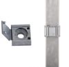 Kunstofkappen, kleur: wit aluminium