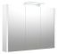 Badkamer - spiegelkast Bidar 25, kleur: wit glanzend - 65 x 90 x 12 cm (H x B x D)