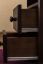 Nachtkastje massief grenen , vol hout, walnootkleur 007 - afmetingen 55 x 42 x 35 cm (H x B x D)