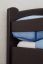 kinderbed/Hoog bed "Easy Premium Line" K14/n, massief beukenhout kleur: chocoladebruin - afmetingen: 90 x 200 cm