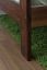 kinderbed / jeugdbed massief grenenhout, kleur walnotenhout A6, incl. lattenbodem - afmetingen 140 x 200 cm