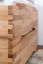 Eenpersoonsbed / stapelbaar bed Wooden Nature 423, beukenkernhout natuur geolied - 90 x 200 cm (B x L)