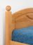 kinderbed / jeugdbed massief grenen, kleur elzenhout 82, incl. lattenbodem - 100 x 200 cm (B x L)