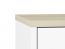 Ladekast Egvad 09, kleur: wit / beuken - afmetingen: 95 x 120 x 40 cm (h x b x d), met 2 deuren, 3 laden en 6 vakken