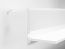 wandrek / hangplank Sydfalster 06, kleur: Wit / Wit hoogglans - Afmetingen: 27 x 143 x 22 cm (H x B x D)