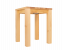 Eettafel massief grenenhout natuur Turakos 101 (hoekig) - afmetingen 60 x 60 cm (L x D)