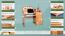 Bureau massief grenen kleur: elzenhout Junco 188 - Afmetingen: 106 x 120 x 57 cm (H x B x D)