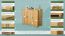 dressoir / ladekast massief grenen natuur Columba 17 - Afmetingen: 101 x 121 x 50 cm (H x B x D)