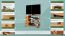 TV-onderkast massief grenen kleur: elzenhout Junco 202 - afmetingen 62 x 82 x 46 cm (h x b x d)