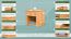 Nachtkastje massief grenen, kleur elzenhout Junco 127 - Afmetingen: 44 x 40 x 35 cm (H x B x D)