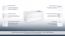 het wastafelmeubel Bikaner 05 met sifonuitsparing, kleur: glanzend wit - 50 x 99 x 45 cm (H x B x D)