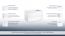 het wastafelmeubel Bikaner 03 met sifonuitsparing, kleur: glanzend wit - 50 x 79 x 45 cm (H x B x D)