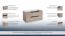 wastafelmeubel Meerut 27 met sifon uitsparing, kleur: grijs eiken - 50 x 99 x 45 cm (H x B x D)