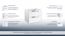 wastafelmeubel Meerut 01 met sifon uitsparing, kleur: mat wit - 50 x 59 x 45 cm (H x B x D)