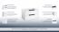 wastafelmeubel Meerut 12 met sifon uitsparing, kleur: mat wit - 50 x 79 x 45 cm (H x B x D)
