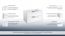 wastafelmeubel Meerut 10 met sifon uitsparing, kleur: mat wit - 50 x 79 x 45 cm (H x B x D)