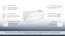 wastafelmeubel Bikaner 09 met sifonuitsparingen voor dubbele wastafel, kleur: glanzend wit - 50 x 119 x 45 cm (H x B x D)