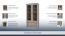 Vitrine / highboard kast Dahra 19, kleur: Sanremo eiken - 197 x 100 x 40 cm (H x B x D)