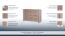Dressoir /  sideboard kast Dagana 12, kleur: sonoma eiken - 87 x 128 x 45 cm (H x B x D)
