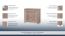 Dressoir / sideboard kast Dagana 13, kleur: sonoma eiken - 87 x 92 x 45 cm (H x B x D)