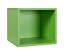 Kinderkamer - wandkubus / hangrek Luis 06, kleur: groen - 35 x 40 x 40 cm (h x b x d)