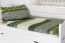 Eenpersoonsbed / speciaal bed "Easy Premium Line" K1/s Voll incl. 2 laden en 2 afdekpanelen, 90 x 200 cm wit gelakt massief beukenhout