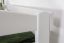 Eenpersoonsbed / stapelbed "Easy Premium Line" K1/h/s incl. 2e bed en 2 afdekplaten, 90 x 200 cm massief beukenhout wit gelakt