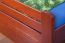 Tweepersoonsbed "Easy Premium Line" K7 incl.1 afdekplaat, 160 x 200 cm massief beukenhout, kleur: kersenhout