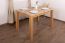 Eettafel massief grenenhout natuur Turakos 105 (hoekig) - Afmetingen 120 x 80 cm (L x D)
