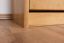 Schoenenkast massief grenen kleur: elzenhout Junco 210 - Afmetingen: 150 x 70 x 28 cm (H x B x D)
