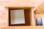 Bureau massief grenen kleur: elzenhout Junco 191 - Afmetingen: 75 x 100 x 55 cm (H x B x D)