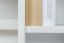 Bureau massief grenen, wit gelakt 002 - Afmetingen: 74 x 115 x 55 cm (H x B x D)