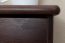 Nachtkastje massief grenen , vol hout, walnootkleur 006 - afmetingen 60 x 43 x 33 cm (H x B x D)