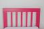 kinderbed / jeugdbed "Easy Premium Line" K8, 90 x 200 cm massief beukenhout kleur: roze gelakt