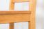 Stoel massief grenen kleur: elzenhout Junco 248 - Afmetingen: 90 x 36,50 x 38 cm (H x B x D)