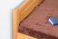 kinderbed / jeugdbed massief grenen kleur: elzenhout 80, incl. lattenbodem - 100 x 200 cm