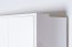 draaideurkast / kleerkast met lijsten Siumu 26 , kleur: Wit / Wit hoogglans - 226 x 322 x 60 cm (H x B x D)