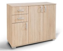 ladekast Ainsa 12, kleur: eiken bruin - 95 x 113 x 37 cm (h x b x d)