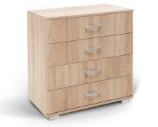 ladekast Ainsa 13, kleur: eiken bruin - 80 x 75 x 52 cm (h x b x d)