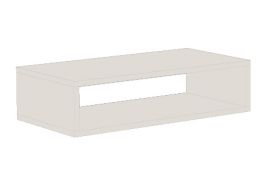 Compartiment voor commode Ainsa 16, kleur: crème - 18 x 73 x 37 cm (h x b x d)