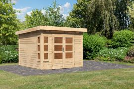 Berging / tuinhuis onbehandeld, grondoppervlakte: 7m²